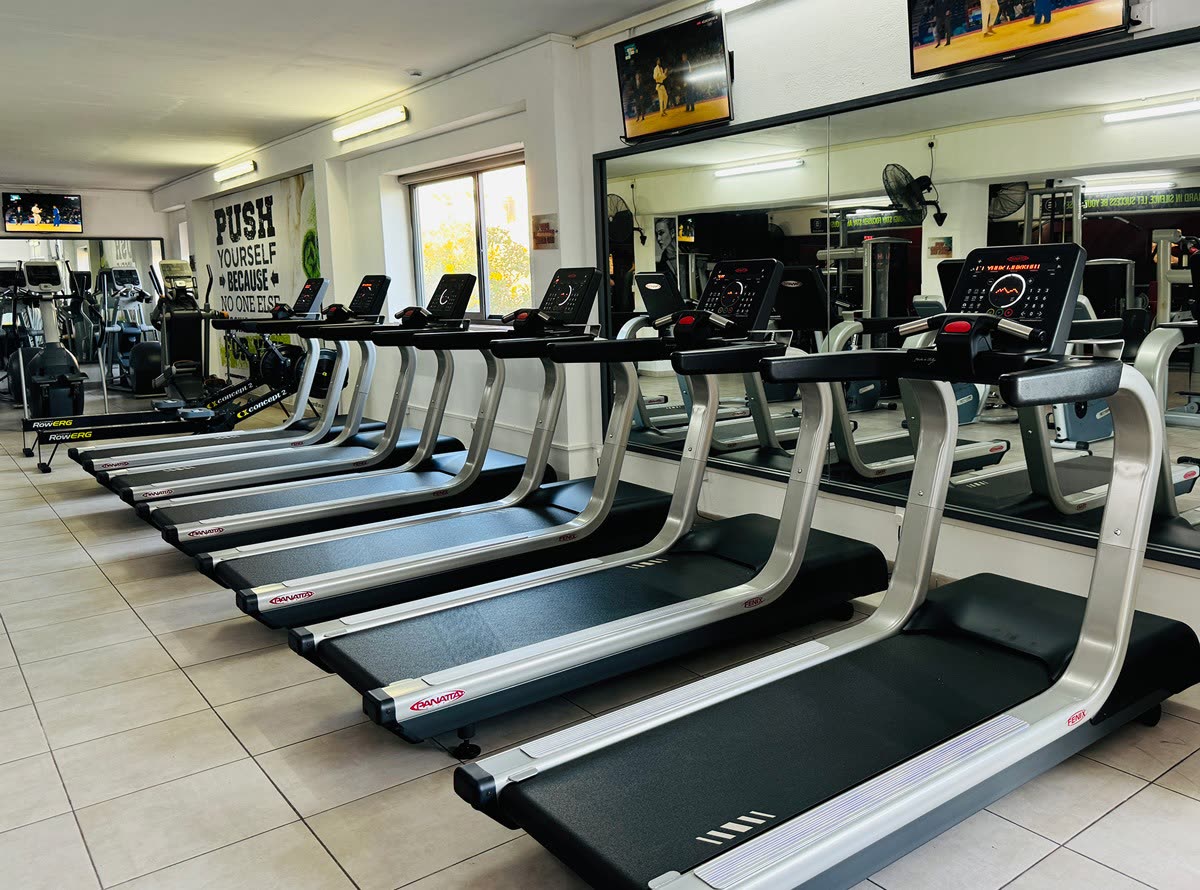 Inside 24/7 Fitness Club Mellieha