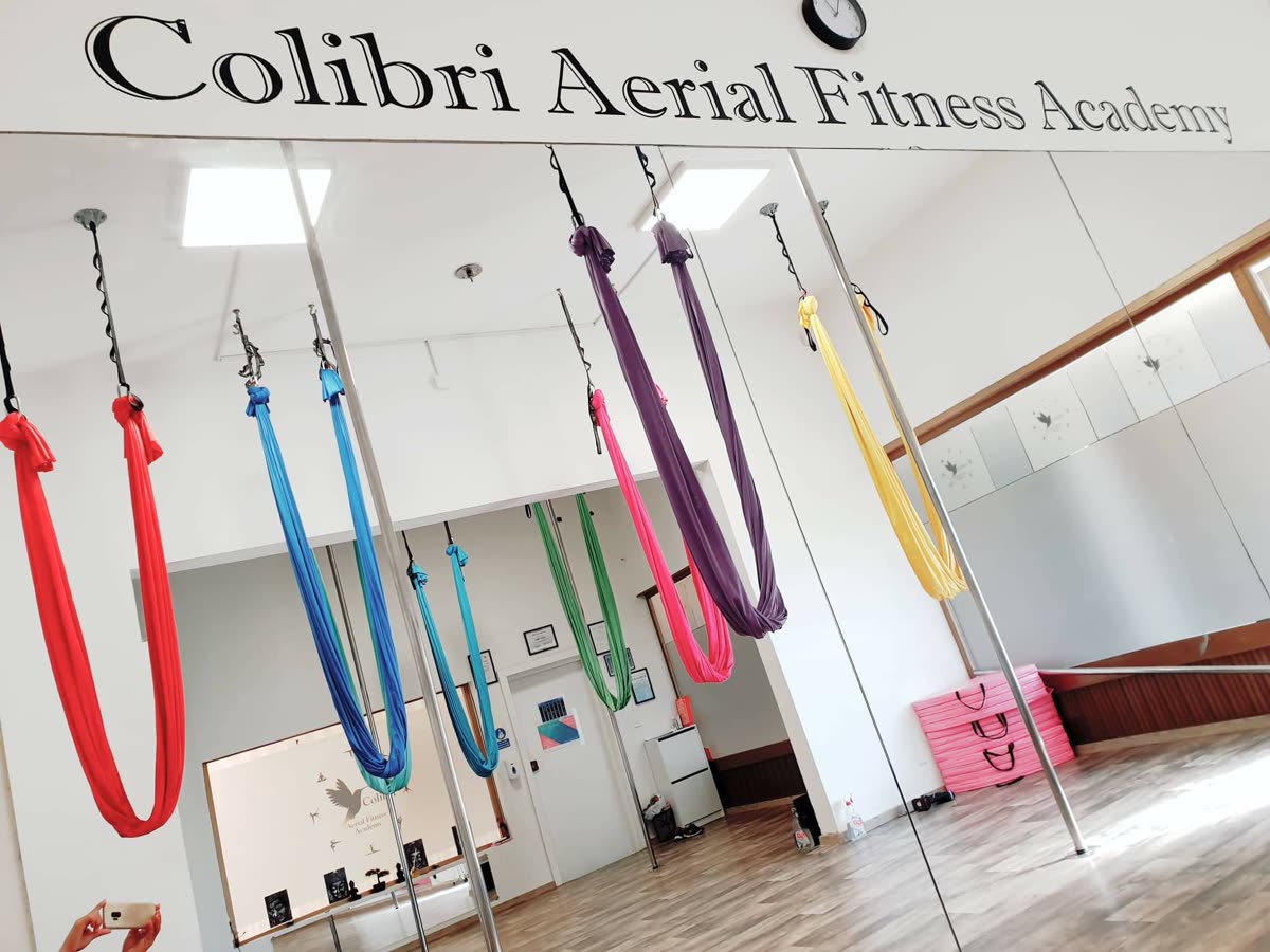 Inside Colibri Aerial Fitness Academy